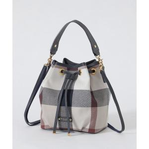 ショルダーバッグ バッグ クレストブリッジチェックキャンバスコロン レディース