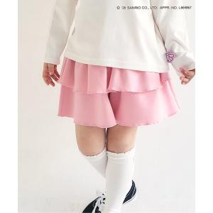 パンツ 「WEB限定」カットソーフリルキュロット キッズ 子供服 女の子