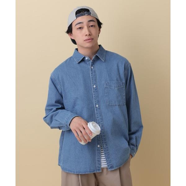 シャツ Light oz denim Western shirt/ライトOZデニムウエスタンシャツ ...