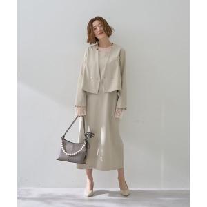 ワンピース 「2点SET」ショートジャケットセットキャミワンピース