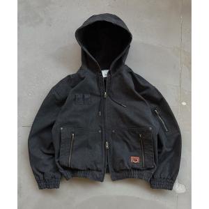 ブルゾン アウター DOUBLE ZIP 4POCKET UTILITY SHORT HOODED BLOUSON／ダブルジップ4ポケットユーティリテ