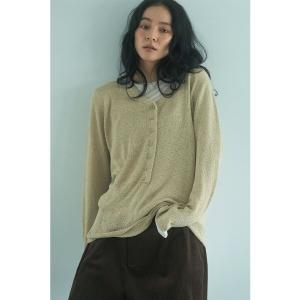 ニット セーター NUANCE OVERSIZED HENRY KNIT レディース