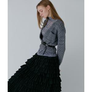 ニット セーター オープンワークニットジャケット / Openwork Knit Jacket レディース