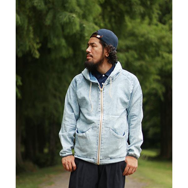 パーカー 「ネイタルデザイン」デニムスウェットパーカ/DENIM SWET PARKA メンズ レデ...