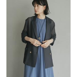 「DOUX ARCHIVES」 テーラードジャケット 38 チャコールグレー レディース