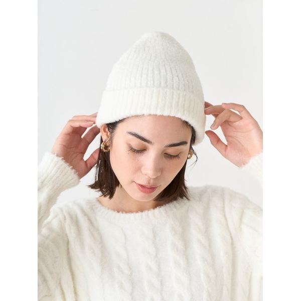 「SNIDEL」 ニットキャップ FREE ホワイト レディース