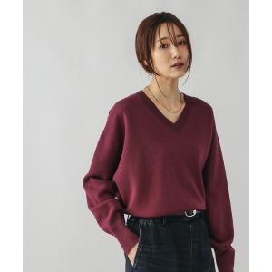 「GLOBAL WORK」 長袖ニット SMALL ボルドー レディース