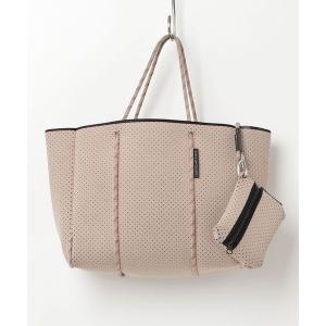「STATE OF ESCAPE」 トートバッグ - ベージュ レディース