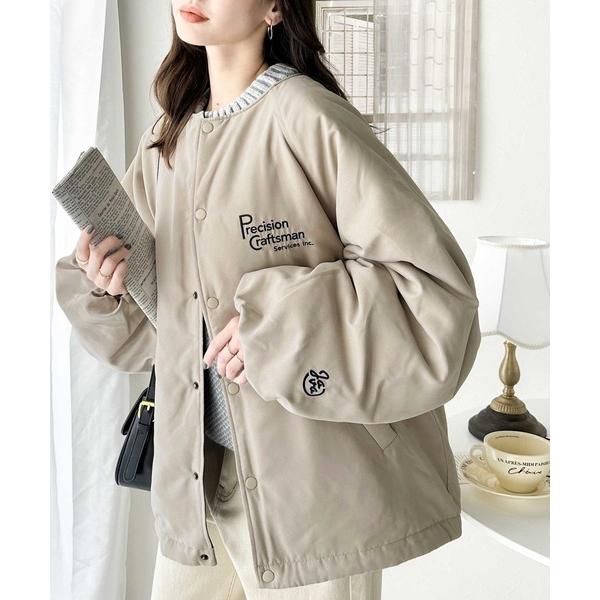 「Java」 ブルゾン SMALL ベージュ レディース