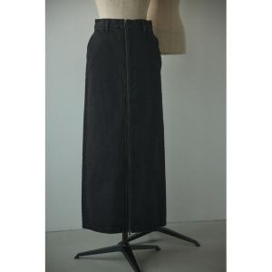 「BLACK BY MOUSSY」 デニムスカート 1 ブラック レディース
