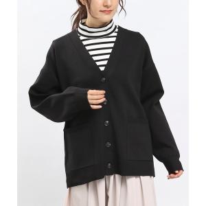 「GLOBAL WORK Smile Seed Store」 ニットカーディガン MEDIUM ブラック レディース