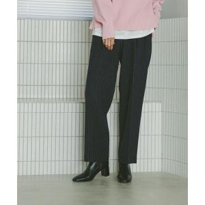 「GLOBAL WORK」 イージーパンツ SMALL ダークブルー レディース