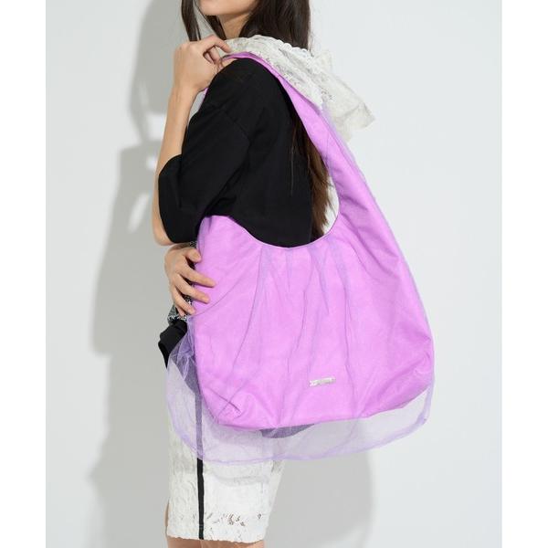 ショルダーバッグ バッグ チュールギャザーバッグ レディース