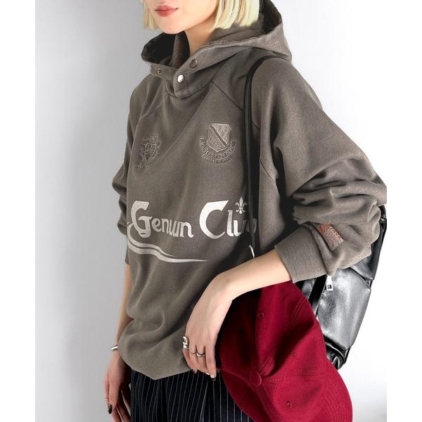 「Java」 プルオーバーパーカー LARGE グレー レディース