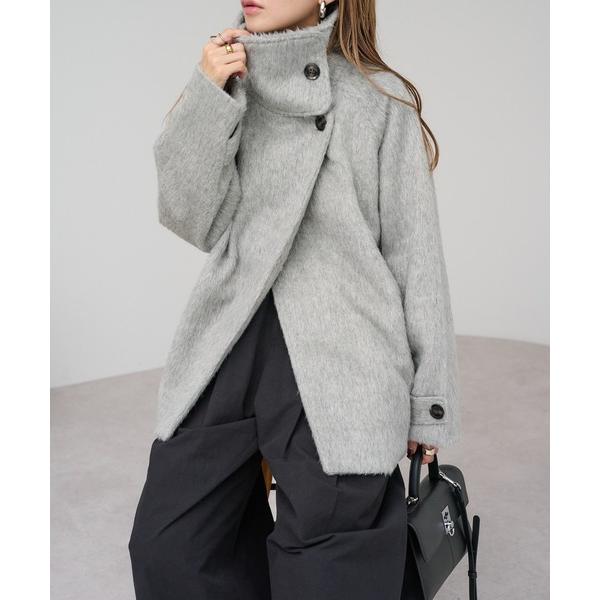 「Bonjour Sagan」 ステンカラーコート FREE グレー レディース