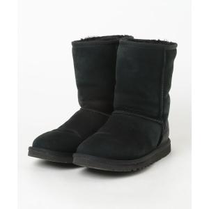 「UGG」 ムートンブーツ 23cm ブラック レディース