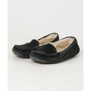 「UGG」 モカシンシューズ 37 ブラック レディース