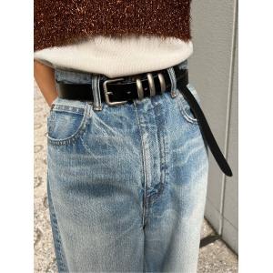 「BLACK BY MOUSSY」 ベルト FREE ブラック レディース