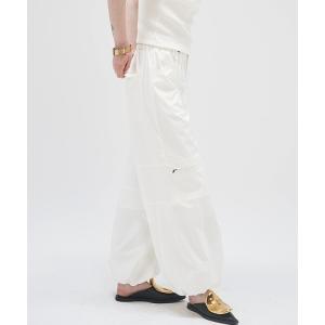 「MECRE」 カーゴパンツ M ホワイト レディース