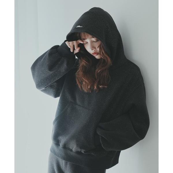 「Lallana」 プルオーバーパーカー FREE ブラック レディース