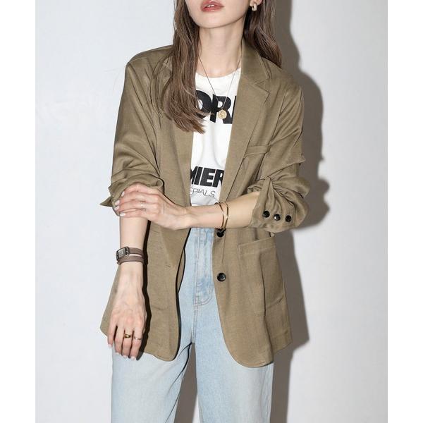 「Bonjour Sagan」 ジャケット FREE カーキブラウン レディース