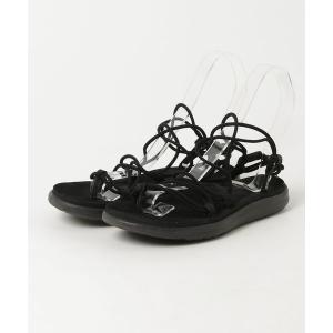 「Teva」 フラットサンダル 6 ブラック レディース