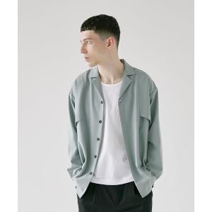 「A + TOKYO」 長袖シャツ 1 グリーン メンズ