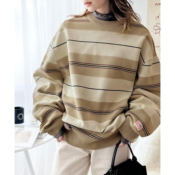 「Java」 長袖ニット MEDIUM ベージュ メンズ