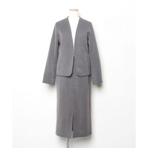 「haco!」 セットアップ MEDIUM グレー レディース