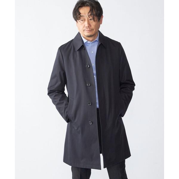 「SHIPS」 ステンカラーコート MEDIUM ネイビー メンズ