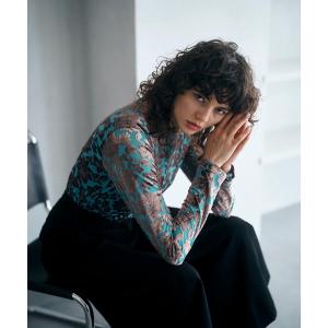 「MECRE」 長袖カットソー FREE ブルー レディース