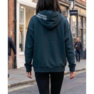 パーカー 「OP/オーピー」レディース　スウェット　プルパーカー　フーディー　フードプリント レディース