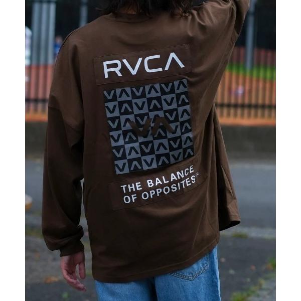 tシャツ 「RVCA/ルーカ」 PATCH BALANCE LT/バックプリント長袖ロンT レディー...