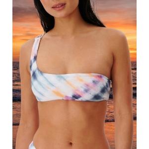 水着 「RIP CURL リップカール」レディースビキニトップス/水陸両用　タイダイプリント　ワンショルダー　ブラトップス(水着) レディース