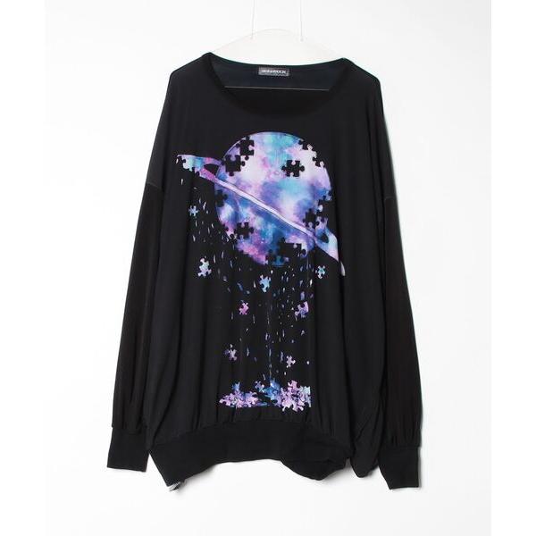 「ankoROCK」 長袖Tシャツ ONE SIZE ブラック メンズ