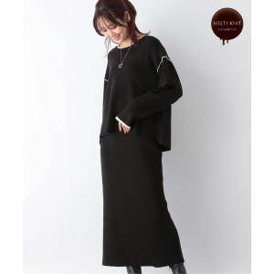 「GLOBAL WORK」 セットアップ FREE ブラック×ホワイト レディース