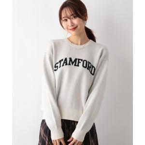 「GLOBAL WORK」 長袖ニット MEDIUM アイボリー レディース