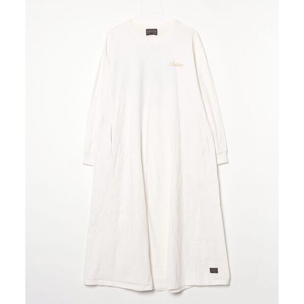 「PENDLETON」 ワンポイント長袖ワンピース FREE ホワイト レディース