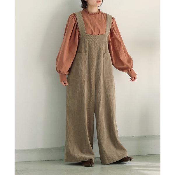 「Crisp」 オーバーオール FREE ブラウン レディース