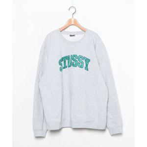 「STUSSY」 スウェットカットソー X-LARGE アッシュグレー メンズ