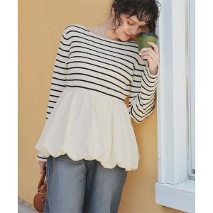 「titivate」 長袖ニット L ホワイト系その他 レディース