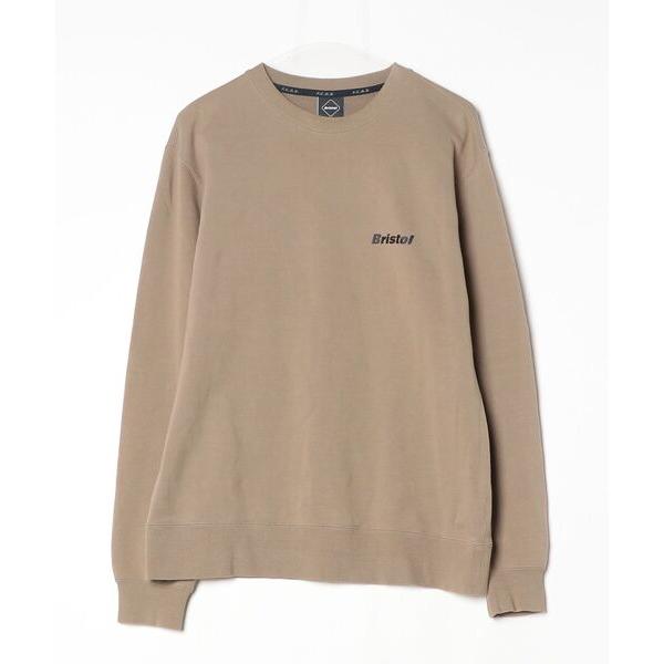 「F.C.R.B.」 ワンポイントスウェットカットソー M ベージュ メンズ