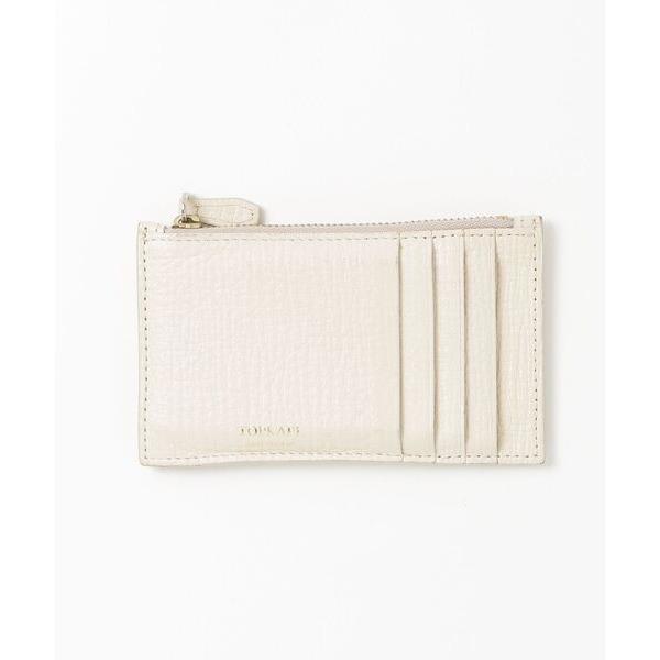 「TOPKAPI」 カードケース FREE オフホワイト レディース