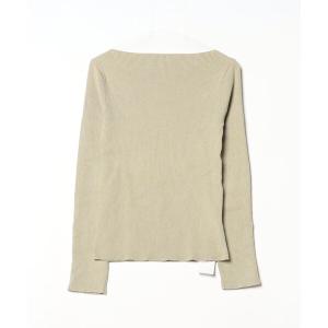 「titivate」 長袖ニット L グリーン レディース