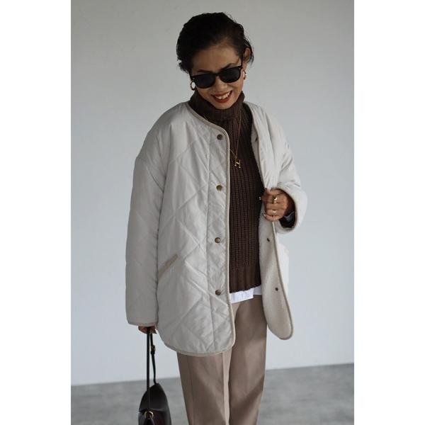 「Bonjour Sagan」 ノーカラージャケット FREE アイボリー レディース