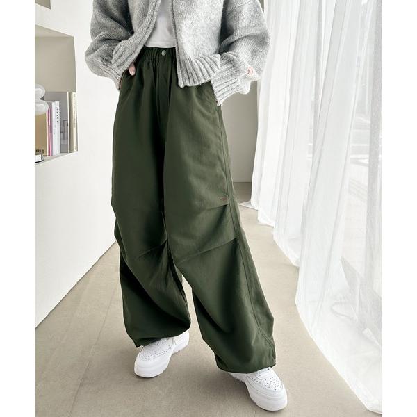 「Java」 イージーパンツ SMALL カーキ レディース