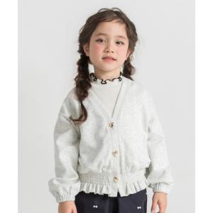 カーディガン ハート釦カーディガン キッズ 子供服 女の子