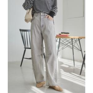 ジーンズ デニム デニムパンツ 「セットアップ対応」バレルレッグデニムパンツ レディース