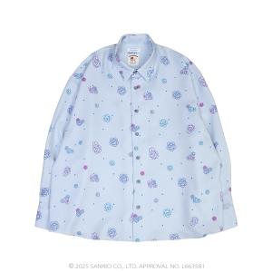 ブラウス シャツ マイメロ ROSE シャツ レディース メンズ