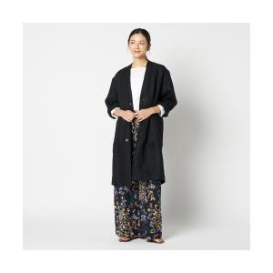 ステンカラーコート コート DUNGAREES LINEN COAT レディース